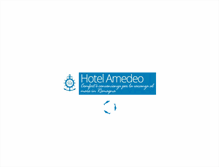 Tablet Screenshot of hotelamedeo.it